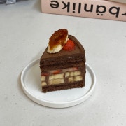 초코 딸기 바나나 마틸다 케이크 메뉴 사진(네이버)