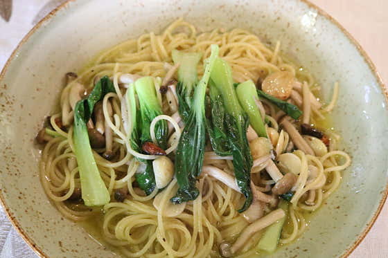 바람파스타Oil spaghetti 메뉴 사진(네이버)