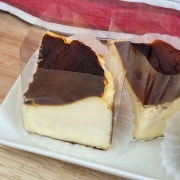 바스크 치즈케이크 메뉴 사진(네이버)
