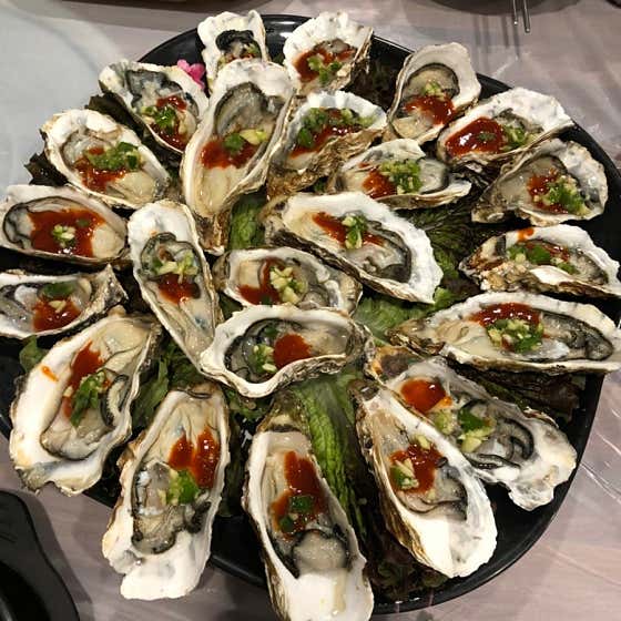석화회 메뉴 사진(네이버)