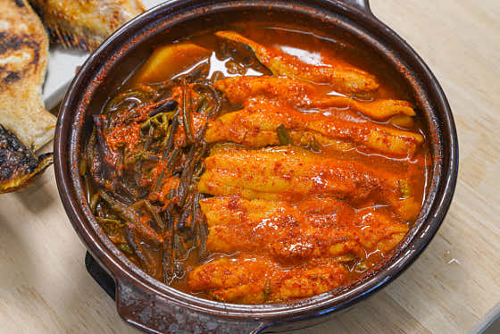 고사리순살갈치조림+생선구이세트(2인) 메뉴 사진(네이버)