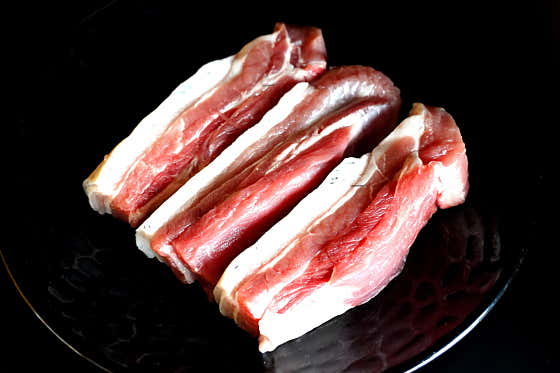 오겹살 300g 메뉴 사진(네이버)
