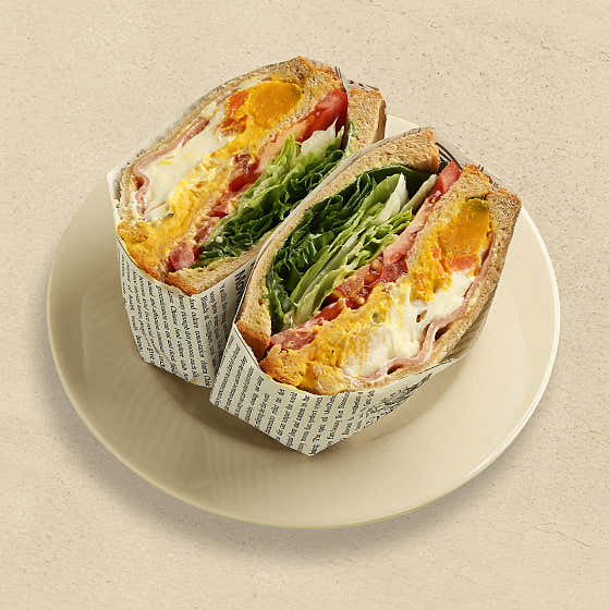 단호박 크림치즈 샌드위치 메뉴 사진(네이버)