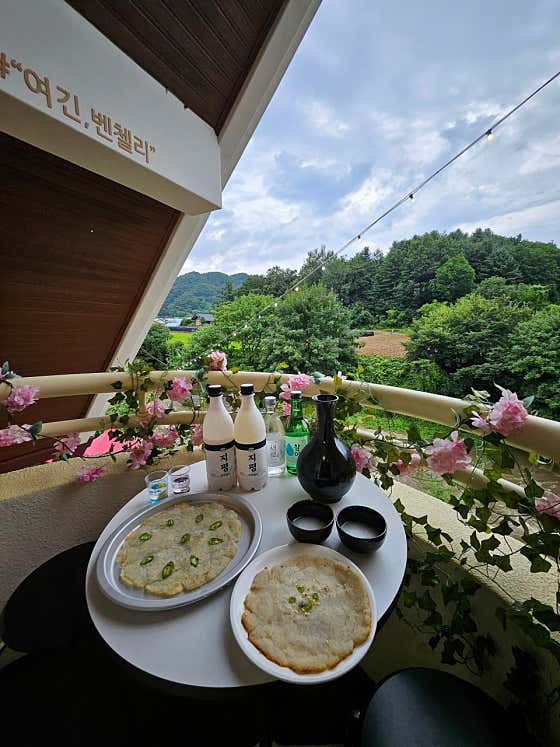 강원도 감자전 메뉴 사진(네이버)