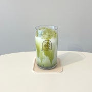 ICED 말차라떼 메뉴 사진(네이버)