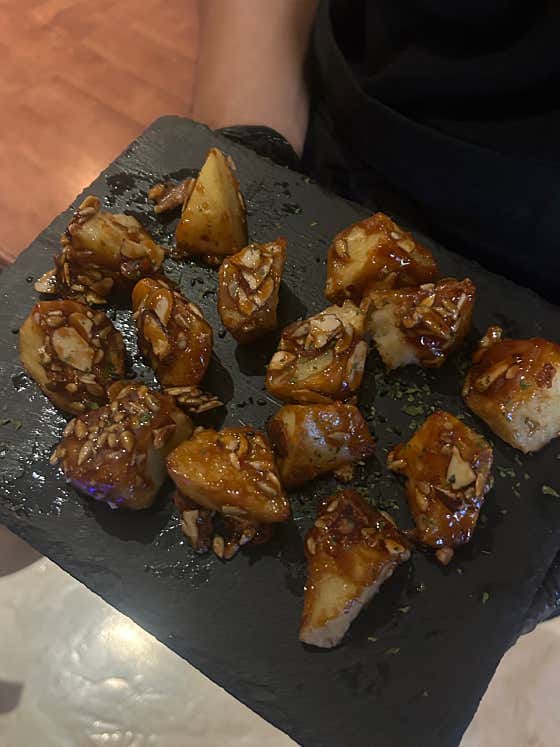 구황작물 달고나 고구마 맛탕 메뉴 사진(네이버)