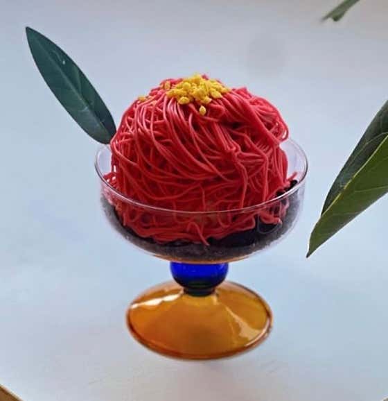 동백 몽블랑 메뉴 사진(네이버)