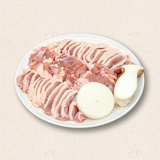 반반(생+주물럭) 메뉴 사진(네이버)