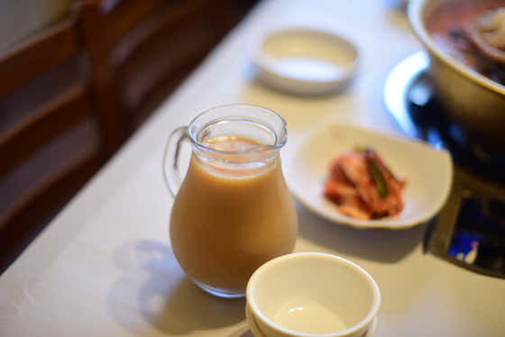 산삼막걸리 메뉴 사진(네이버)