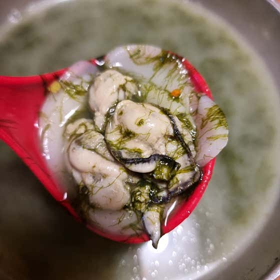 매생이 굴떡국 메뉴 사진(네이버)