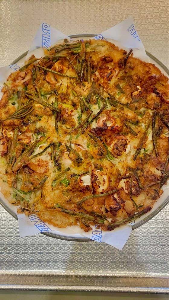 해물파전 메뉴 사진(네이버)