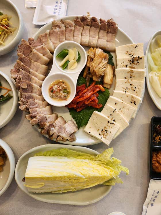 별빛수육 메뉴 사진(네이버)