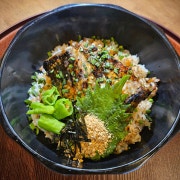 와라야키 사바동(볏집 고등어덮밥) 메뉴 사진(네이버)