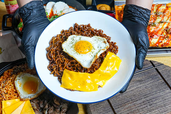 남자라면 짜계치 메뉴 사진(네이버)