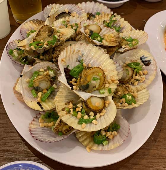 가리비구이 메뉴 사진(네이버)