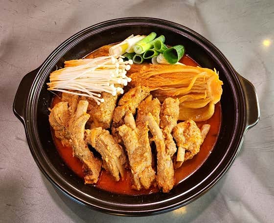 생등갈비 김치찜 (2인) 메뉴 사진(네이버)
