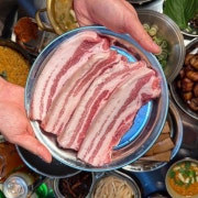 흑오겹살(150g) 메뉴 사진(네이버)