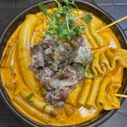 눈꽃 치즈 마라로제 분모자 떡볶이 메뉴 사진(네이버)