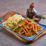 미나리 오징어 초무침 메뉴 사진(네이버)