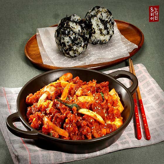 오돌뼈&주먹밥 메뉴 사진(네이버)