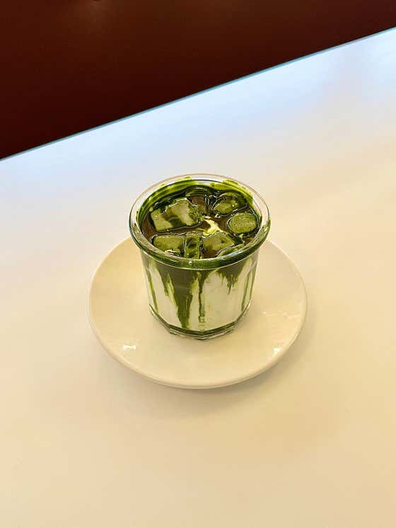 말차라떼 메뉴 사진(네이버)