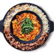 우삼겹막창볶음 메뉴 사진(네이버)