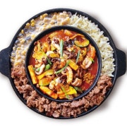 우삼겹쭈꾸미볶음 메뉴 사진(네이버)
