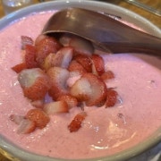 딸기폭탄화채 메뉴 사진(네이버)