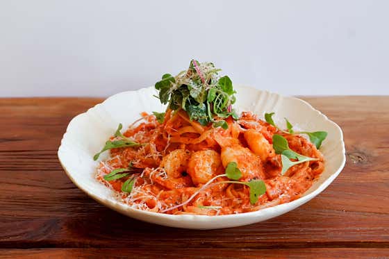 새우 로제파스타 메뉴 사진(네이버)