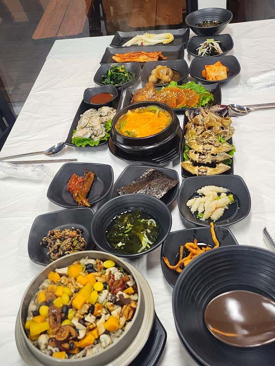 영양굴밥 상차림 이미지 메뉴 사진(네이버)