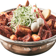 매운돼지갈비찜(1인분 200g) 메뉴 사진(네이버)