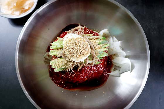 비빔밀면 메뉴 사진(네이버)