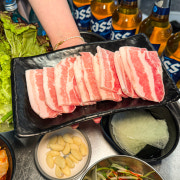 냉삼(100g) 메뉴 사진(네이버)