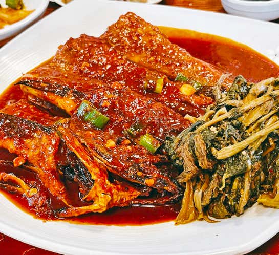 황금 시래기밥 도둑코다리