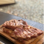 한돈 목살 150g 메뉴 사진(네이버)