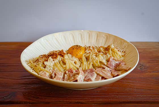 트러플 크림파스타 메뉴 사진(네이버)