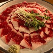투뿔 차돌박이사시미(금,토,일 한정) 메뉴 사진(네이버)