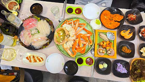 대게 2인 세트 메뉴 사진(네이버)