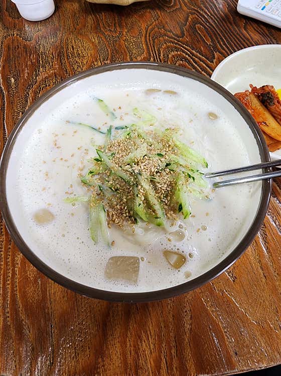 콩국수 메뉴 사진(네이버)