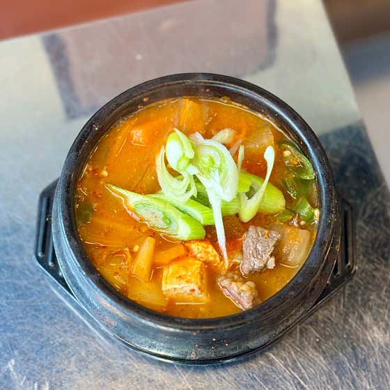 소고기듬뿍 된장찌개 메뉴 사진(네이버)
