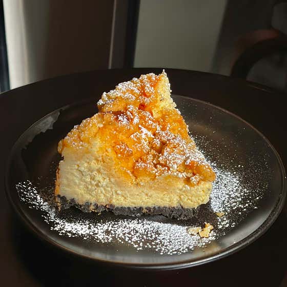 크럼블 치즈케익 메뉴 사진(네이버)
