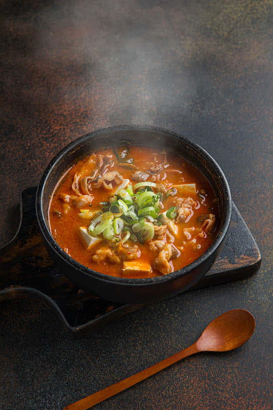 차돌듬뿍된장찌개 메뉴 사진(네이버)