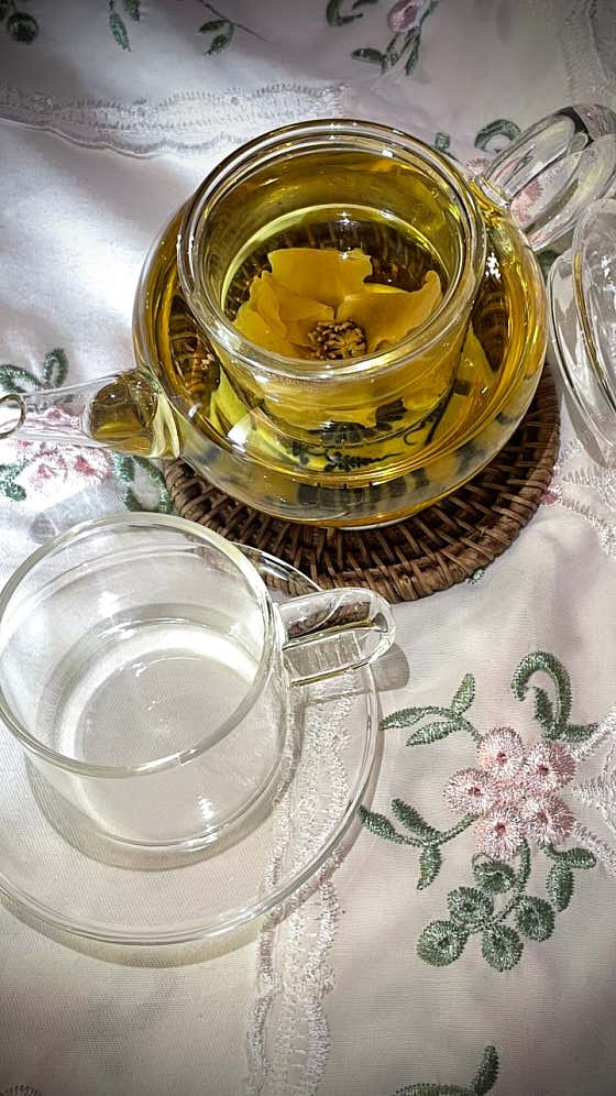 목련꽃차 메뉴 사진(네이버)