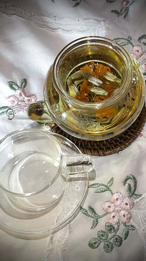 메리골드차 메뉴 사진(네이버)