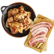 돼지막창&삼겹살 set 메뉴 사진(네이버)