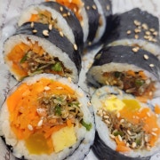 멸치김밥 메뉴 사진(네이버)