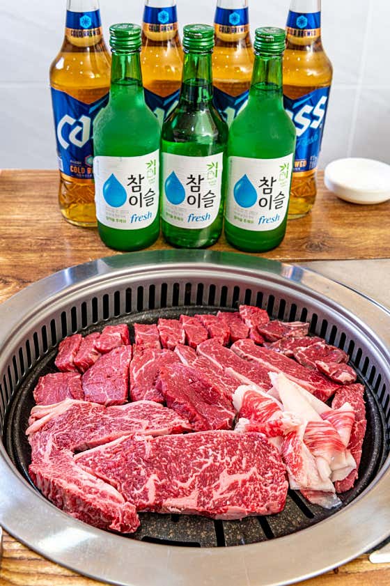 한우 모듬 set 메뉴 사진(네이버)