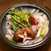 아귀 미나리 나베 메뉴 사진(네이버)