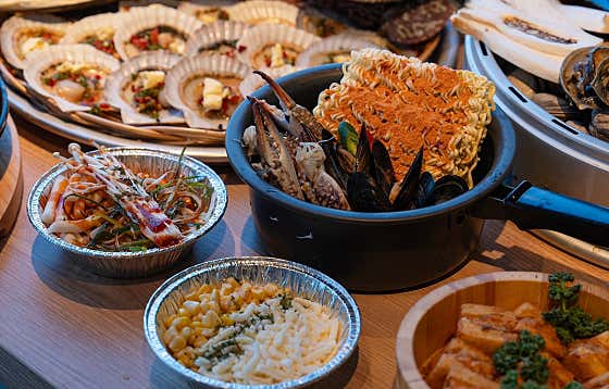 (무제한)해물라면콘치즈불고기 메뉴 사진(네이버)