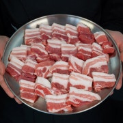 국내산 생삼겹 메뉴 사진(네이버)